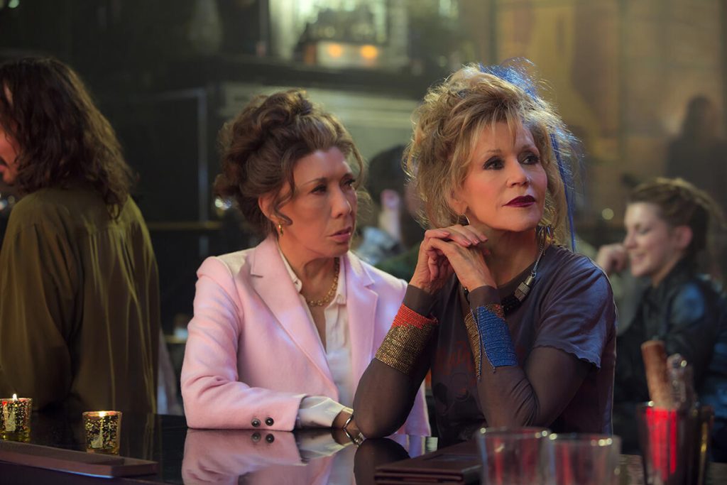 En del av en trend, Lily Tomlin och Jane Fonda i Netflixserien Grace and Frankie. Foto: Melissa Moseley/Netflix