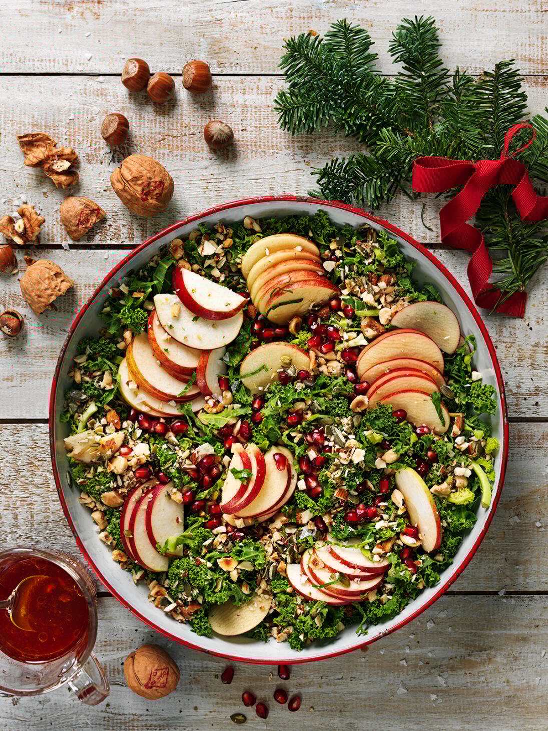 Julsallad med granatäpple