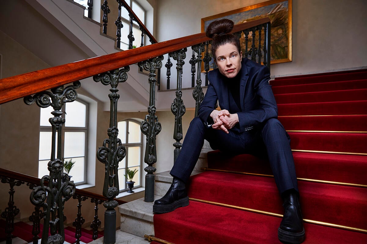 Efter det intensiva arbetet med Nobelfestsändningen har Jessika Gedin hunnit ladda om. Den första mars startar nya säsongen av litteraturmagasinet Babel. Foto: Magnus Selander
