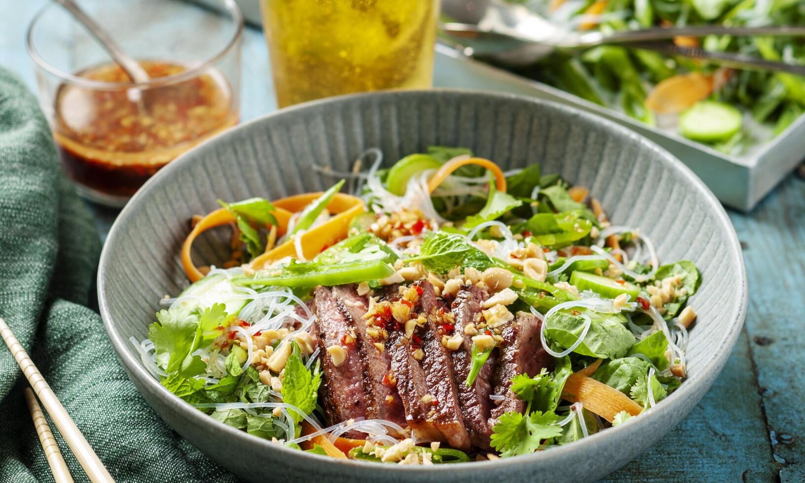 Vietnamesisk biffsallad