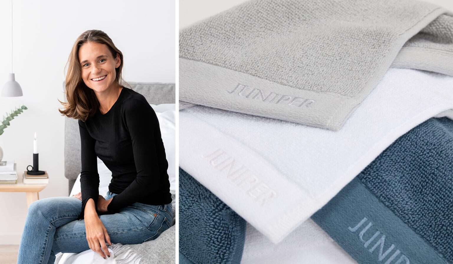 Junipers grundare Mathilda: “Det ska vara enkelt att få till hotellkänslan hemma”