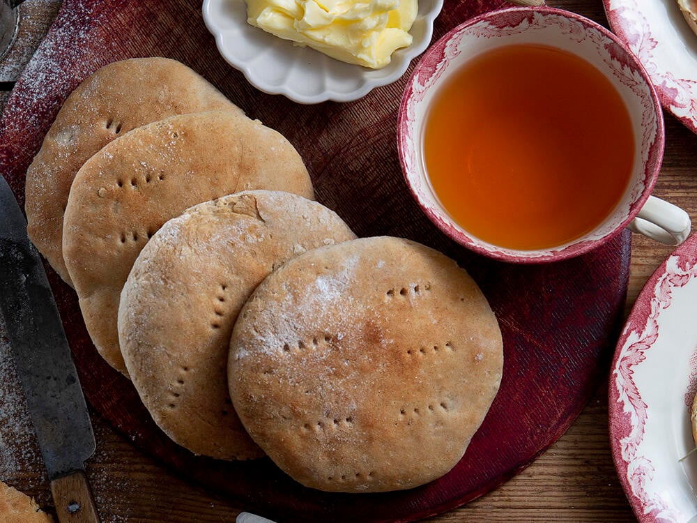 Glutenfria tekakor av bovetemjöl
