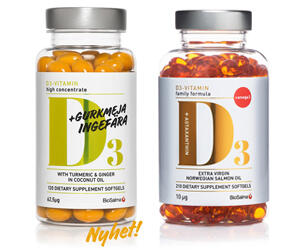Risk för D-vitaminbrist när vintersolen står lågt