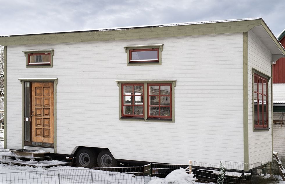 Kim, 53, sålde allt, hoppade av ekorrhjulet och byggde ett Tiny House: 