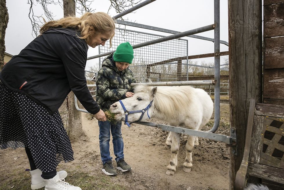 Lia Boysen öppnade sitt hem för Ukrainska flyktingar: 