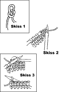 Sticka superenkel halsduk