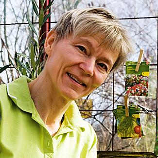 Annika blev frisk i trädgården