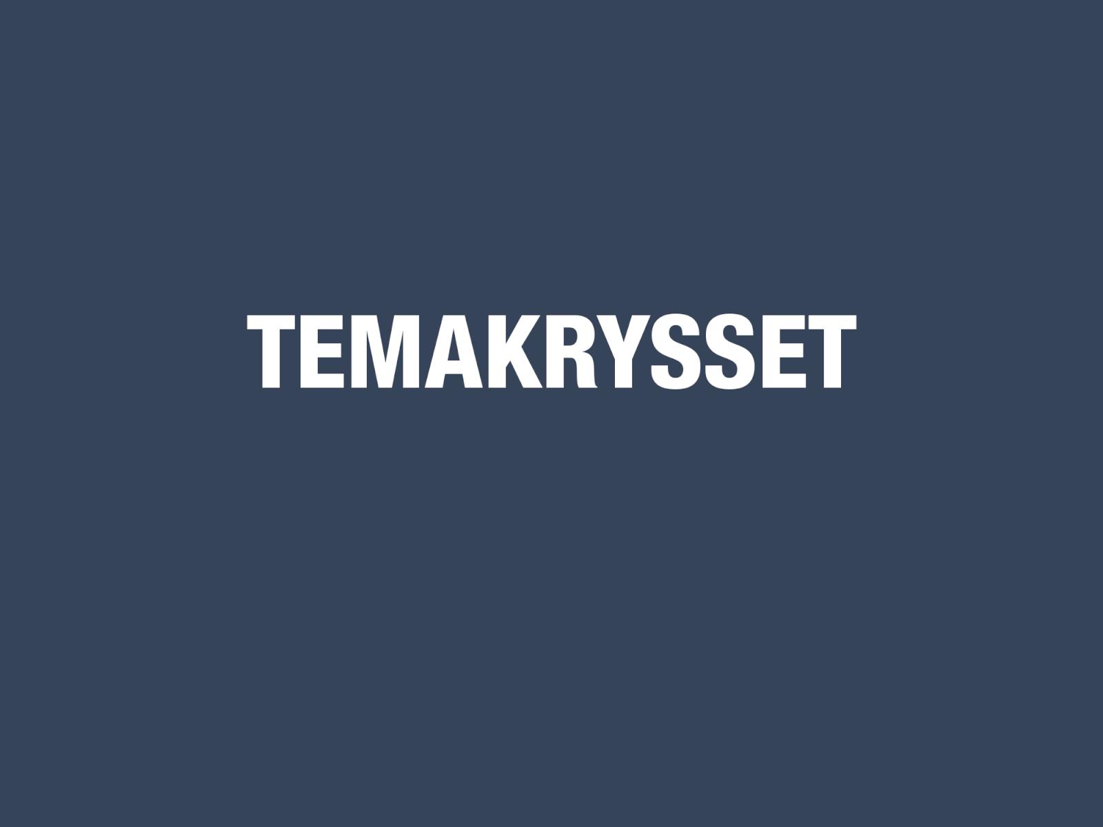 Tävlingssvar Temakrysset nr 18