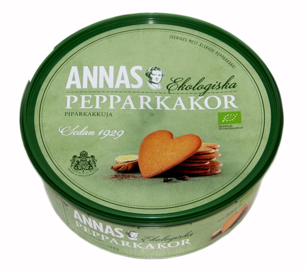 Annas Ekologiska pepparkakor med hjärtform