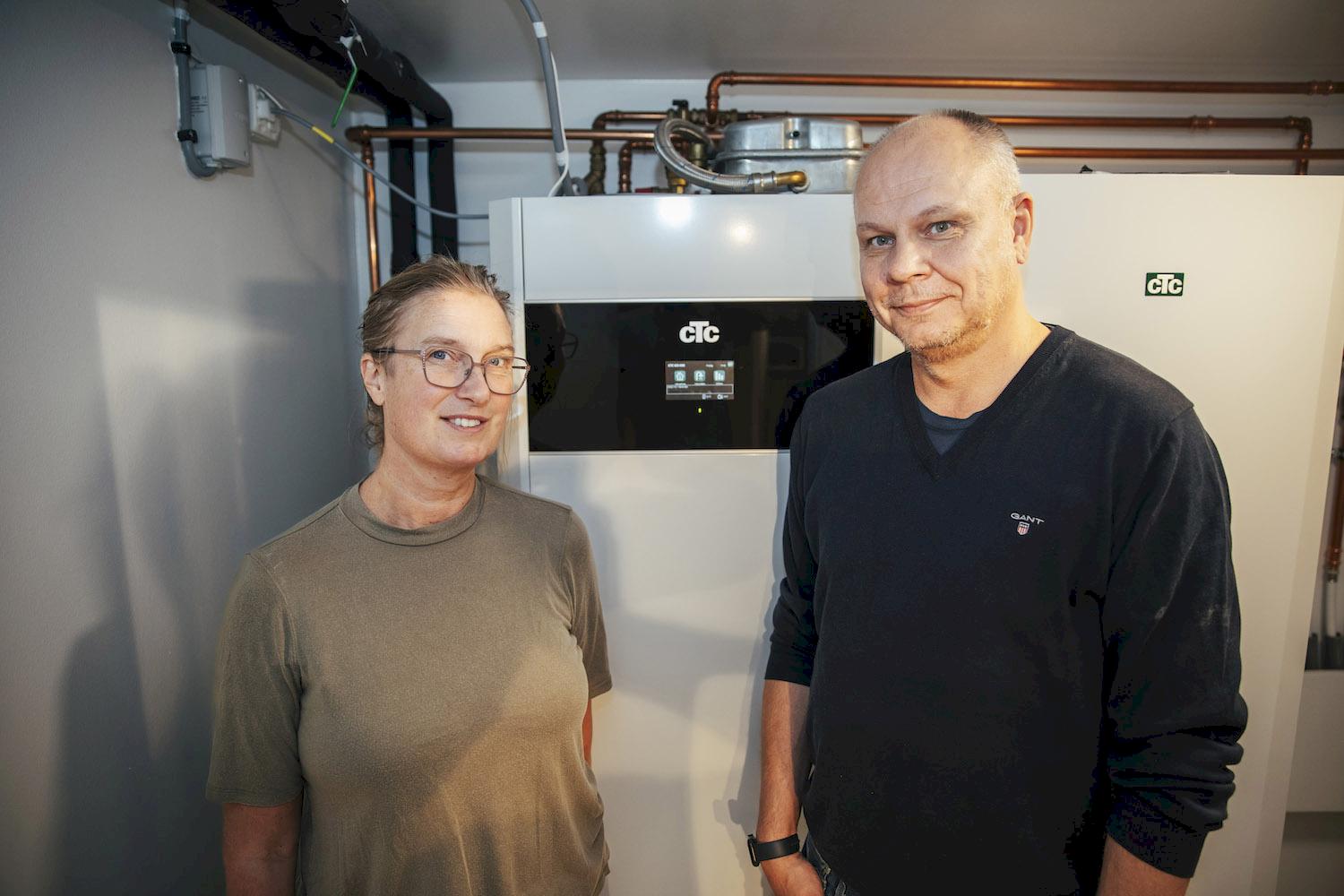 Varmt och tryggt hemma hos Sjöströms med bergvärmepump