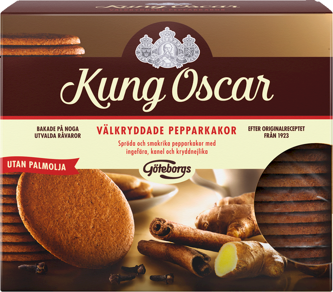 Pepparkakor Kung Oscar runda