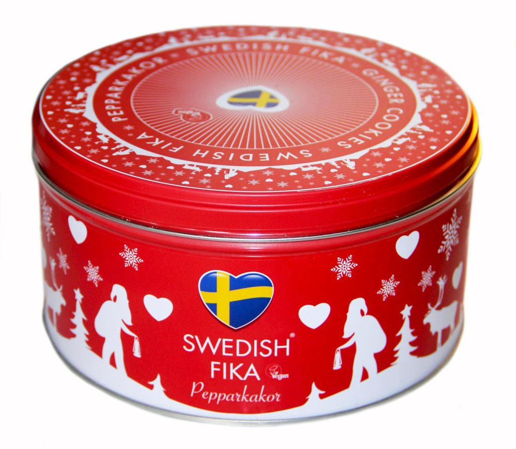 Pepparkakor Swedish fika med hjärtform