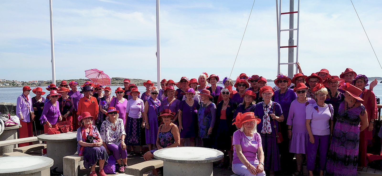 Tantsällskapet ”Rhapsody in Red and Purple”: Det viktiga är att ha kul!