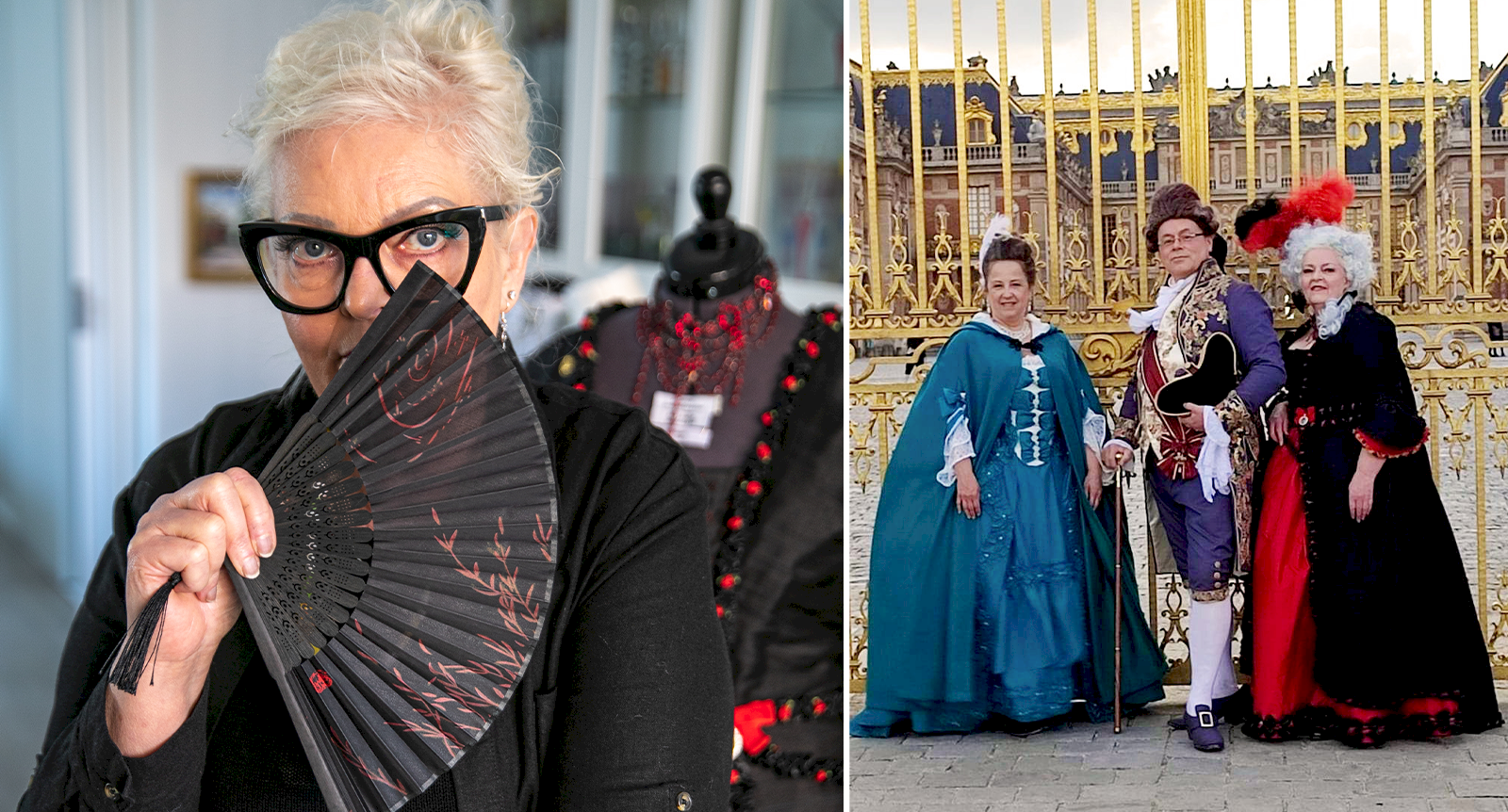 Frankofilen Camilla syr 1700-talsklänningar: ”På Versailles blir jag en fransyska”