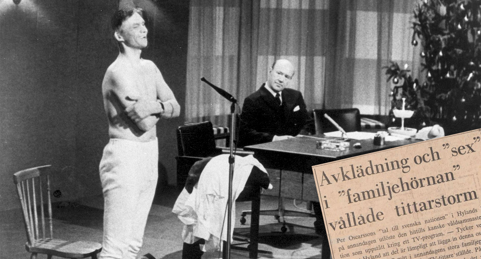 Tv-historia: Per Oscarsson i händelsen som chockade Sverige