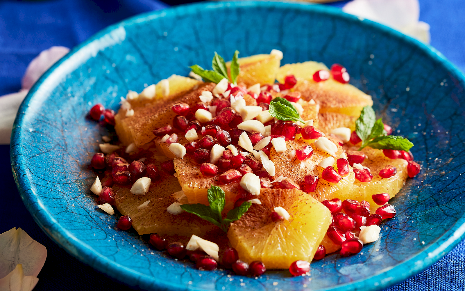 Dessert: Enkel apelsinsallad med kanel och mandel