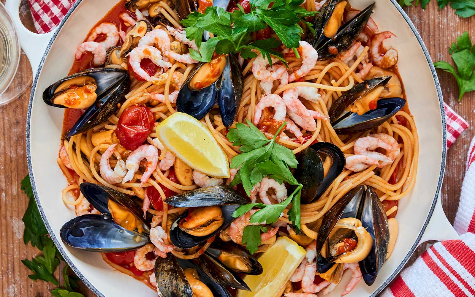 Skaldjurspasta – lyxig frutti di mare