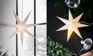 Så får du adventsstjärnan att hänga rakt – 3 smarta knep