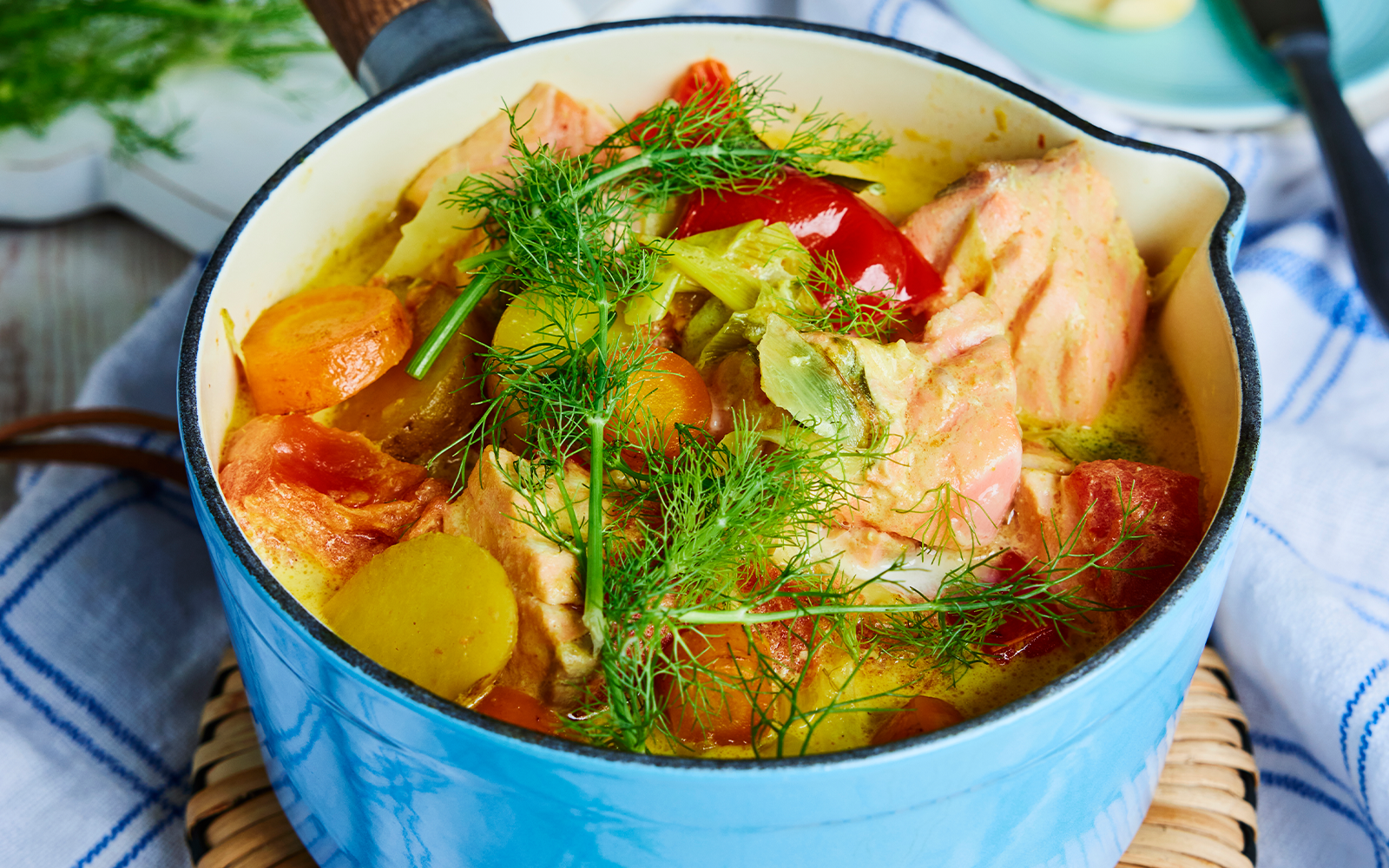 Fiskgryta med lax