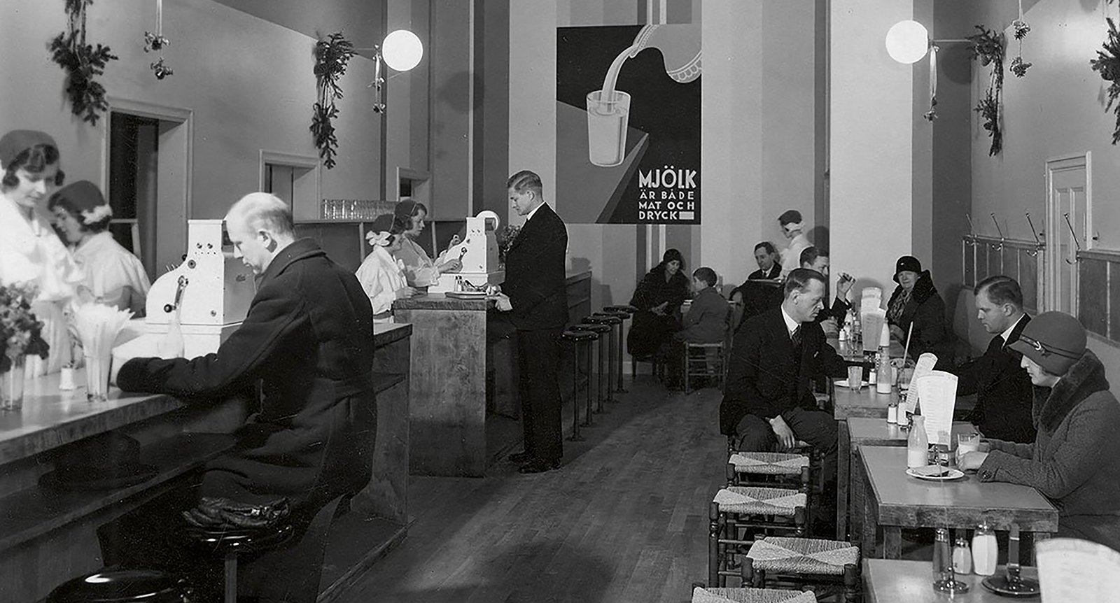Nostalgi: Mjölkbarerna hjälpte till att öka mjölkonsumtionen