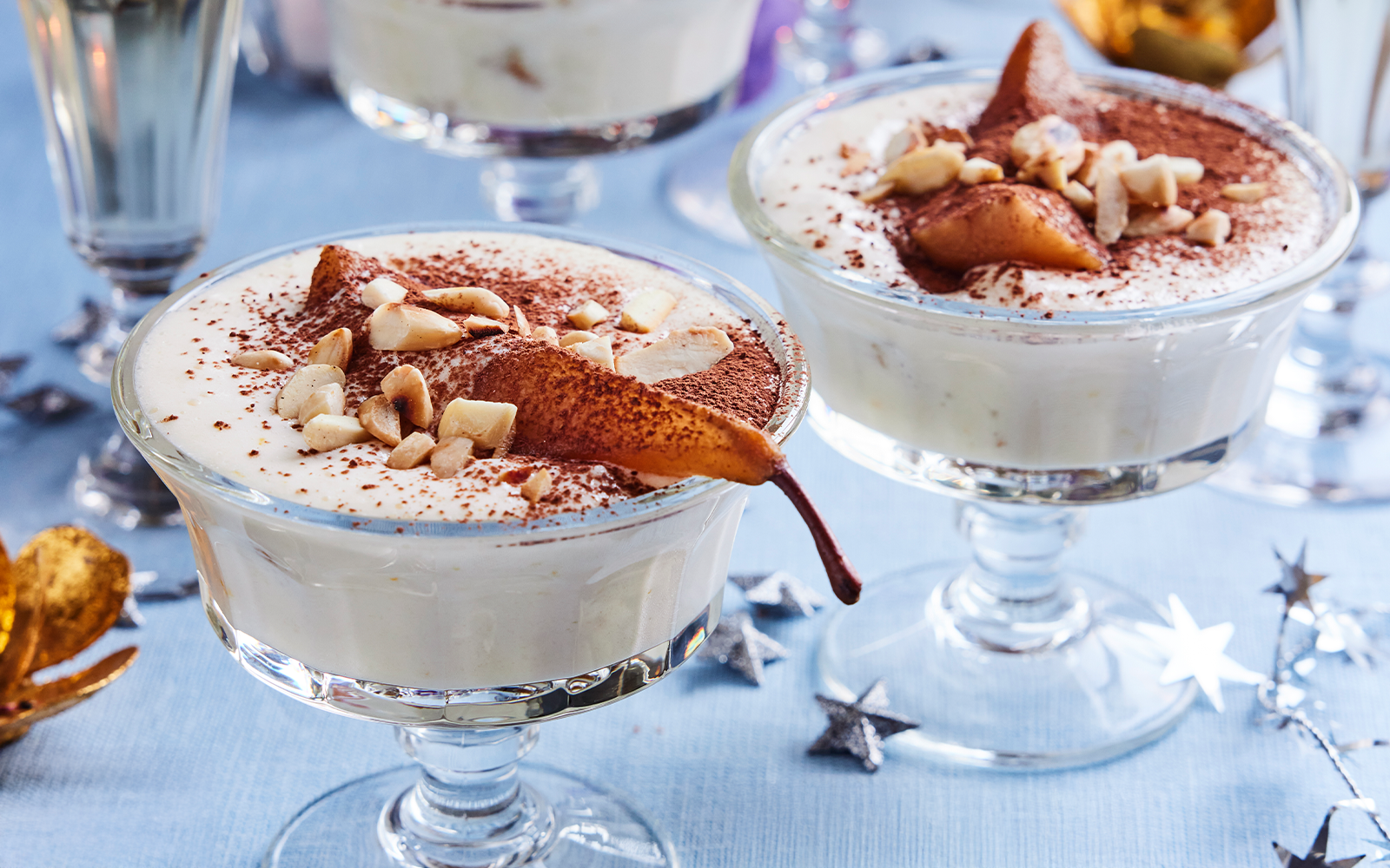 Tiramisu med inkokta päron