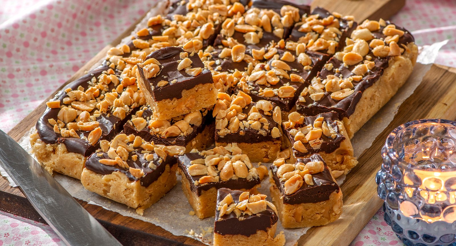 Ljuvliga jordnötsrutor