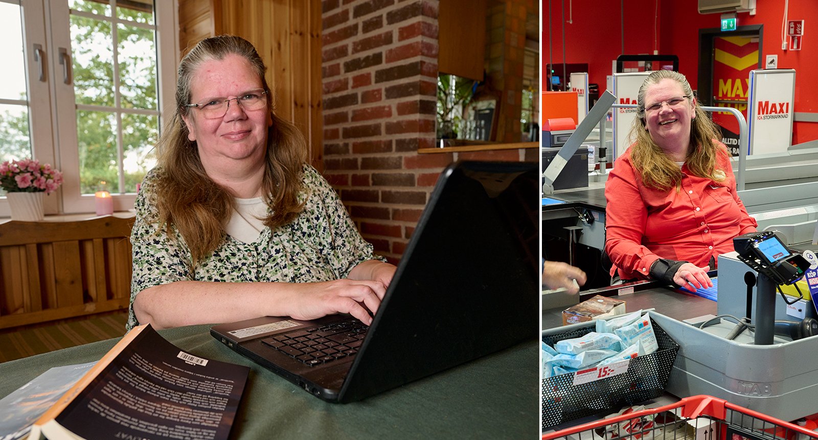 Anita är både kassörska och deckarförfattare: ”Jag får många idéer från butiken”