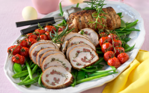 Porchetta med salami och vitlök