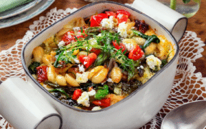 Pastagratäng med kyckling