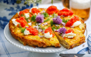 Frittata med löjrom