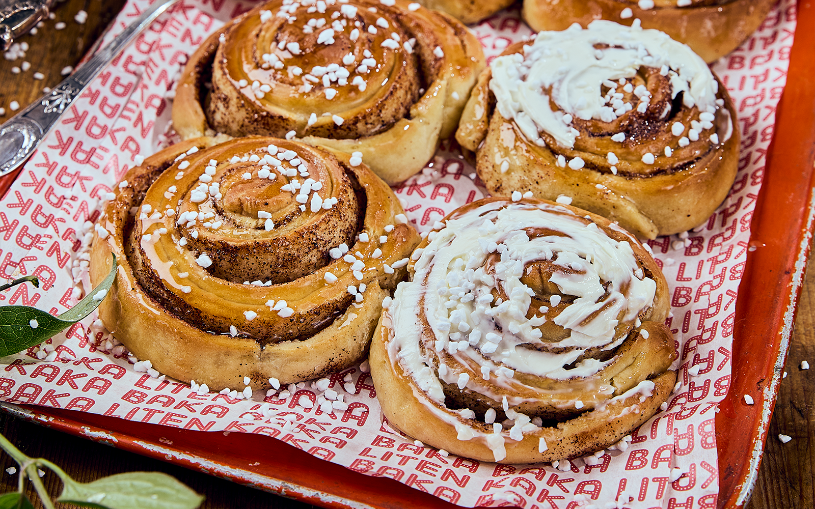 Kanelbullar med frosting