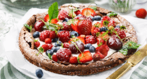 Kladdkaka med bär