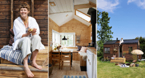 Laura byggde sitt eget tiny house på 15 kvadrat: ”Jag kan vad jag vill”