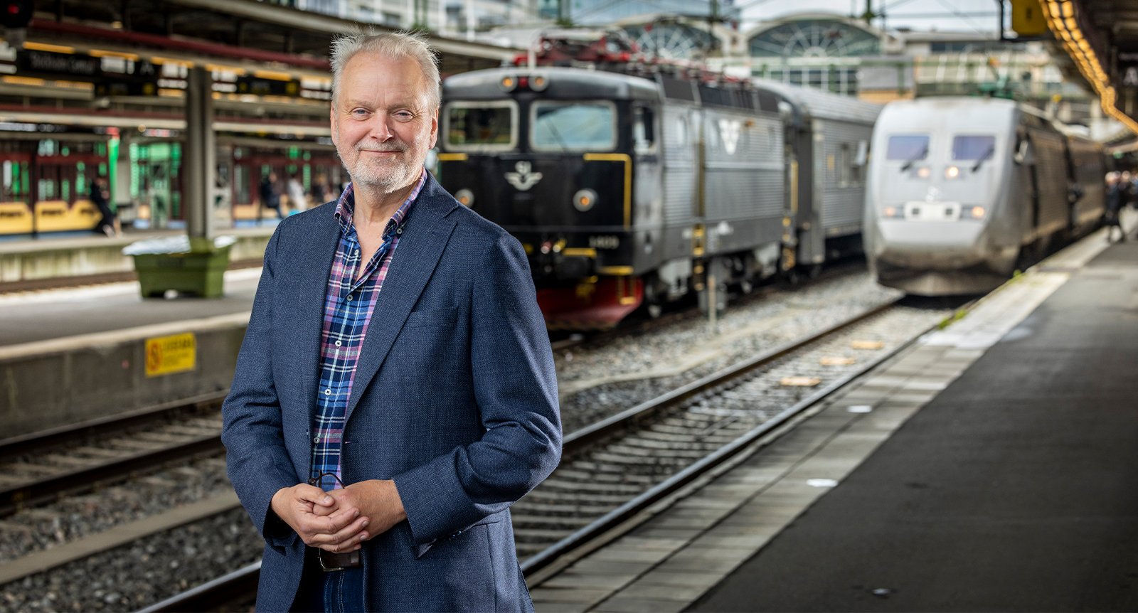 Anders Ekblom har jobbat på SJ i 46 år: ”Alla åsikter om tåg är tecken på kärlek”