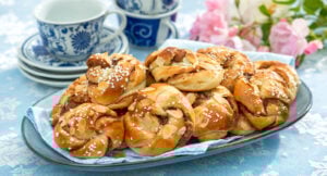 Kanelbullar med mandel