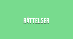 Rättelse korsord nr 37