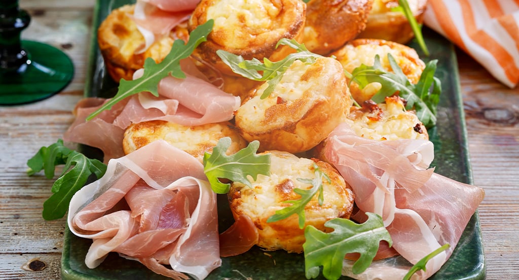 Smördegspajer med tomater