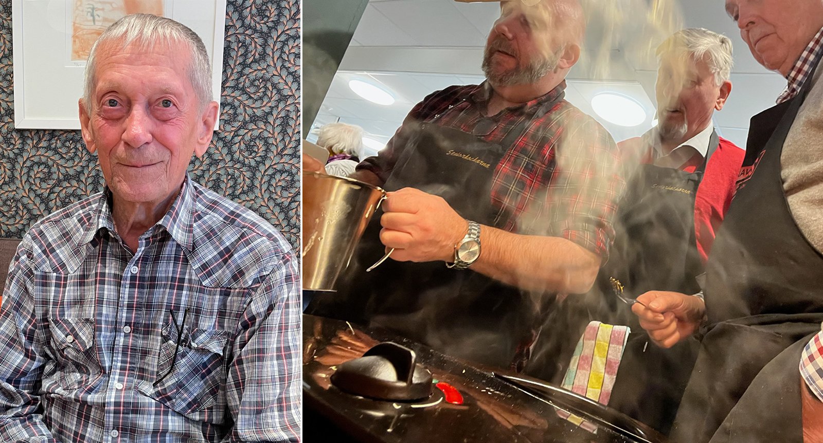 Alois lagar mat med andra ensamstående män: ”Det betyder mycket för mig”