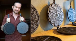 Joel räddar gjutjärn: ”Jätteglad över att jag lyckas leva på det här”