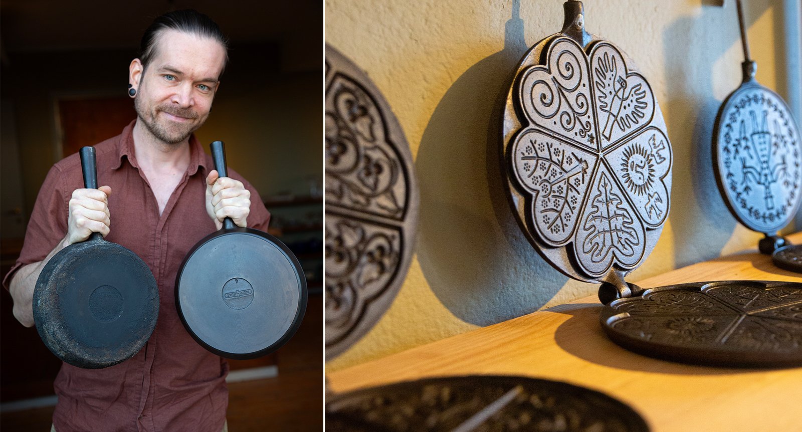 Joel räddar gjutjärn: ”Jätteglad över att jag lyckas leva på det här”